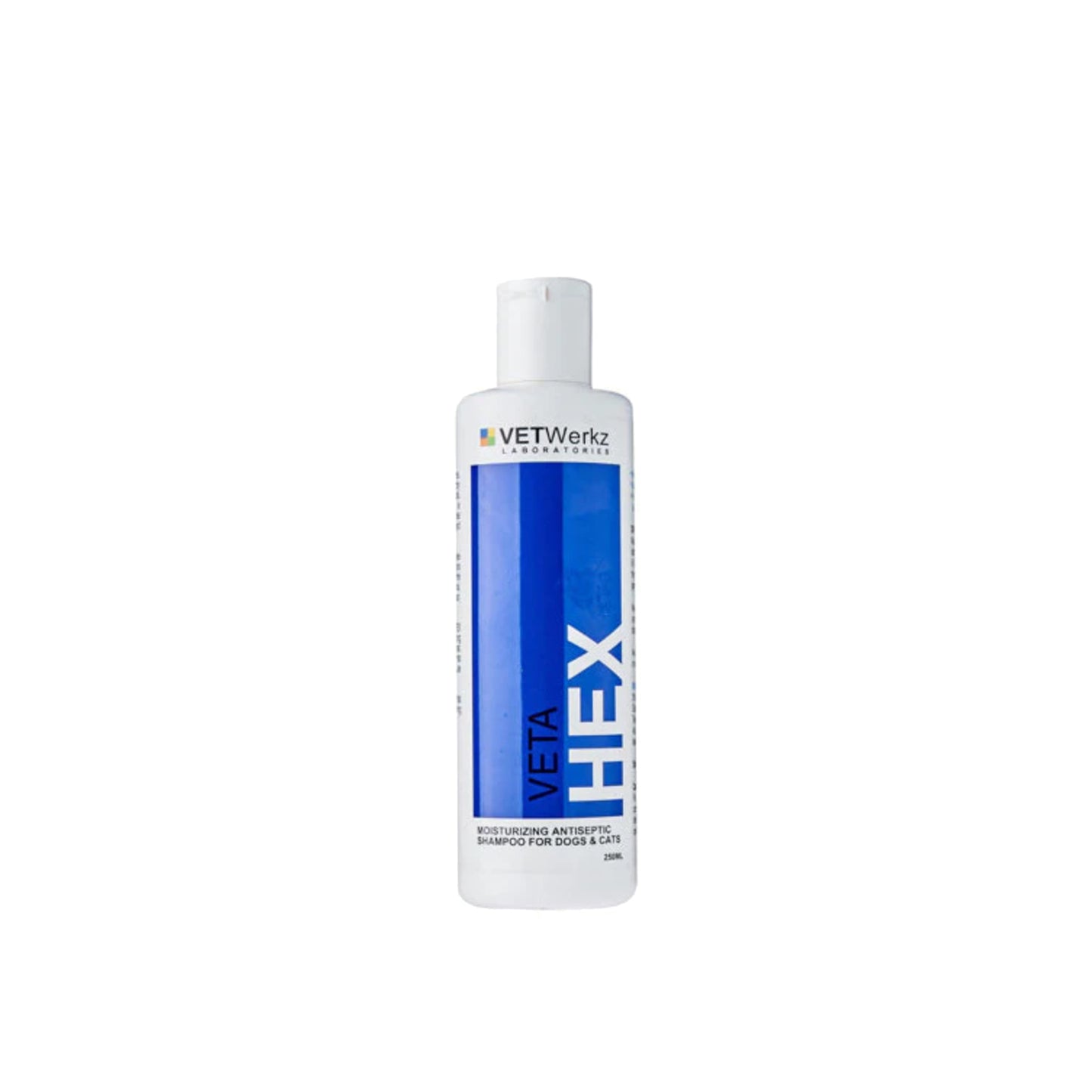 VetWerkz VetaHEX-4 Antiseptic Moisturising Shampoo for Cats & Dogs (2 sizes)