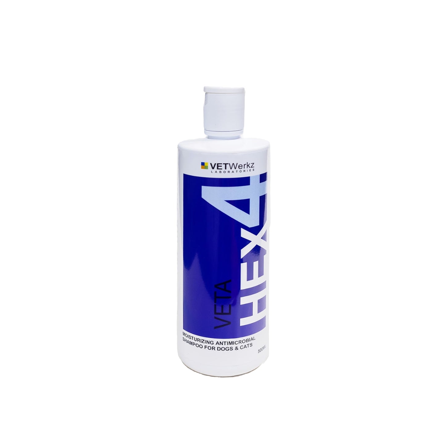 VetWerkz VetaHEX-4 Antiseptic Moisturising Shampoo for Cats & Dogs (2 sizes)