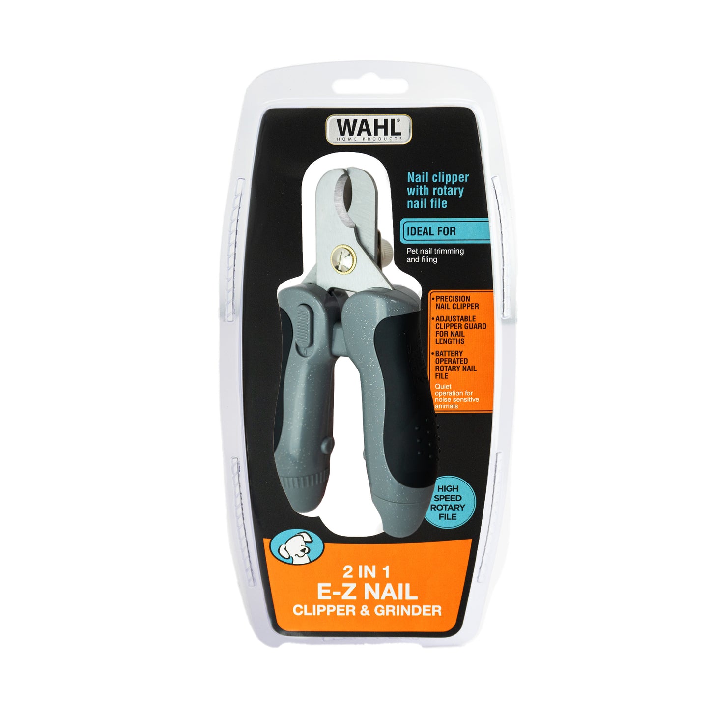 Wahl Grooming Tools 2 in 1 EZ Nail Clipper & Grinder for Dogs
