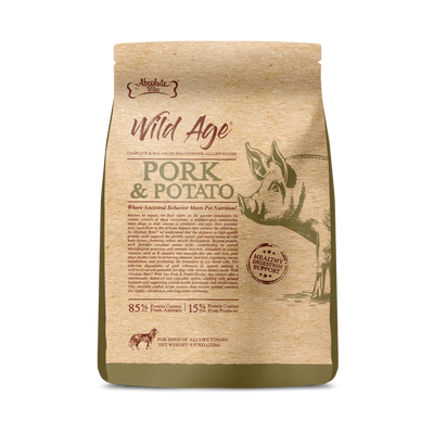 Absolute Bites Wild Age Pork & Potato Dog Dry Food (2 Sizes)