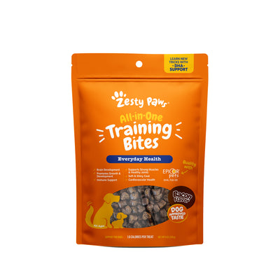 Zesty Paws All-in-One Training Bites Dog Treats - Bacon 8oz