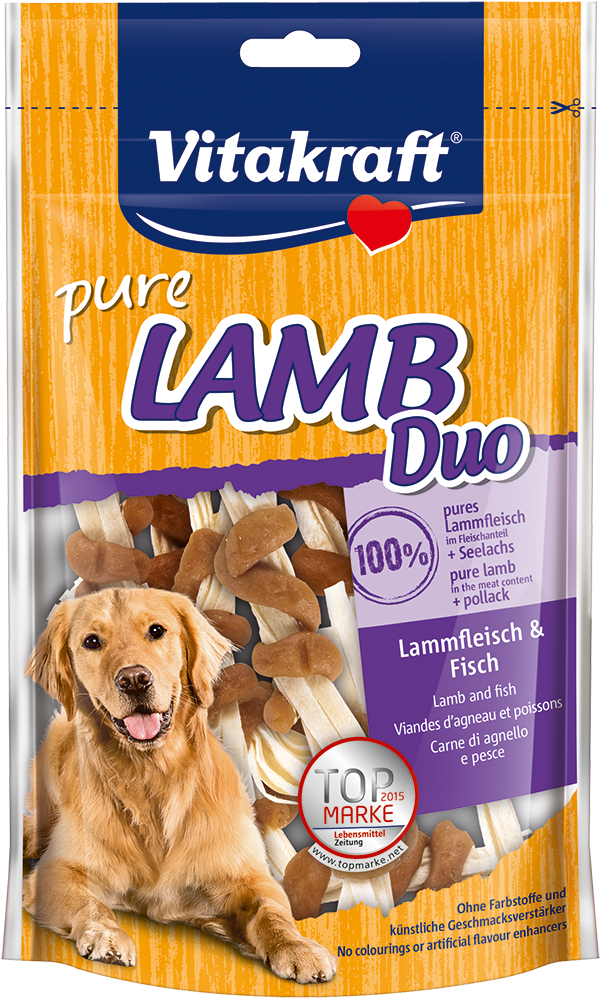 Vitakraft Pure Lamb Duo w Fish Dog Treats 80g