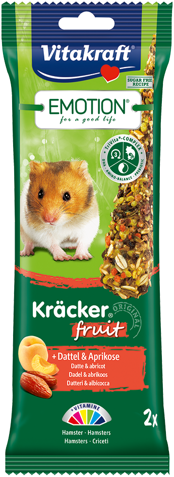 Vitakraft Emotion Kracker Fruit Hamster Treats 2pcs