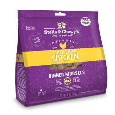 Stella & Chewy’s Chick Chick Chicken Dinner Morsels Freeze Dried Cat Food (2 Sizes)
