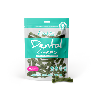 [As Low As $6.50 Each] Altimate Pet Dental Chew Mint Mini Toothbrush for Dogs 150g (26pcs)