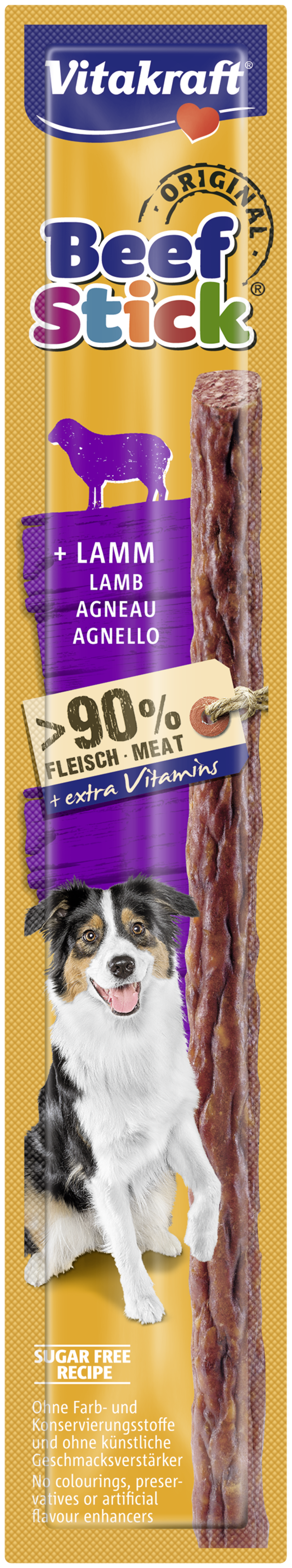 Vitakraft Beef Stick Lamb Dog Treats 1pc