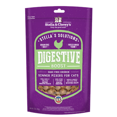 Stella & Chewyβs Stella's Solutions Digestive Boost Chicken Freeze Dried Cat Food 7.5oz