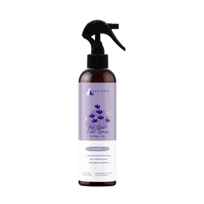 Kin+Kind Coat Spray (Lavender) for Dogs & Cats 12oz