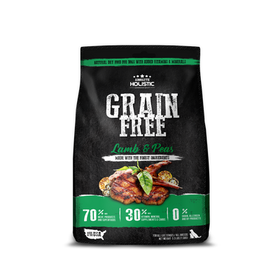 [FREE Bisque & Bundle Deal] Absolute Holistic Grain Free Lamb & Peas Dog Dry Food (2 Sizes)