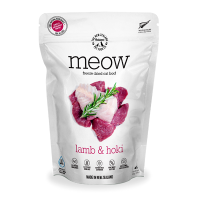 [Bundle Deal] MEOW Freeze Dried Lamb & Hoki Raw Cat Food 280g