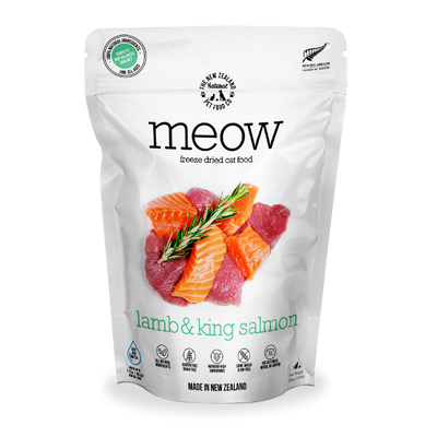 [Bundle Deal] MEOW Freeze Dried Lamb & King Salmon Raw Cat Food 280g