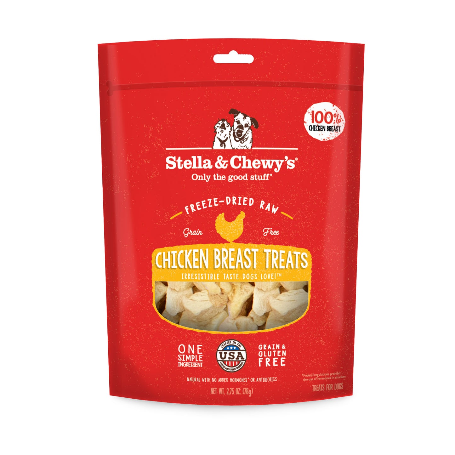 Stella & Chewy's Single Ingredient Chicken Breast Freeze Dried Dog Treats 2.75oz