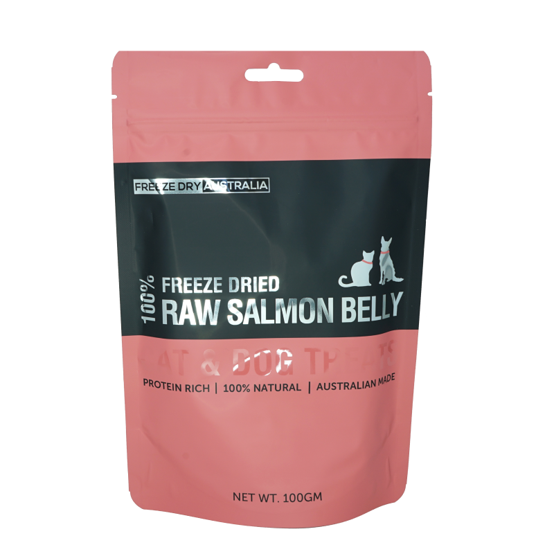Freeze Dry Australia Freeze Dried Salmon Belly Cat and Dog Treats 100g