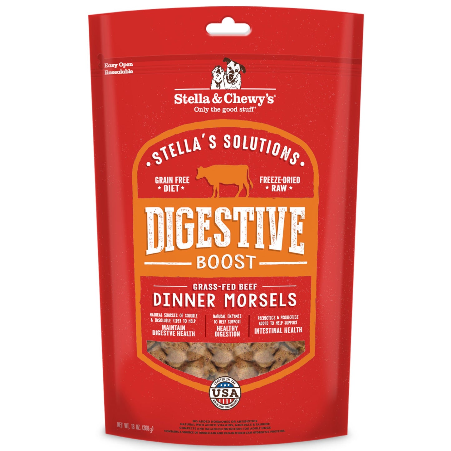 Stella & Chewy's Stella's Solutions Digestive Boost Freeze Dried Dog Food (2 Sizes)