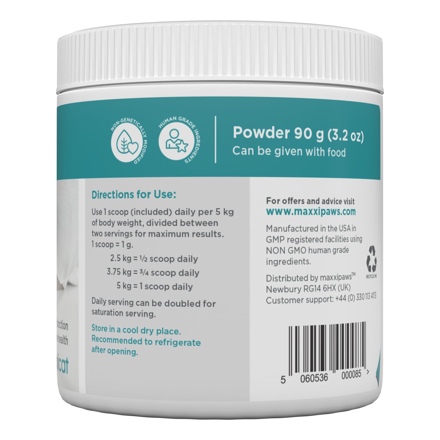 Maxxipaws MaxiSAMe Supplement for Cats 90g