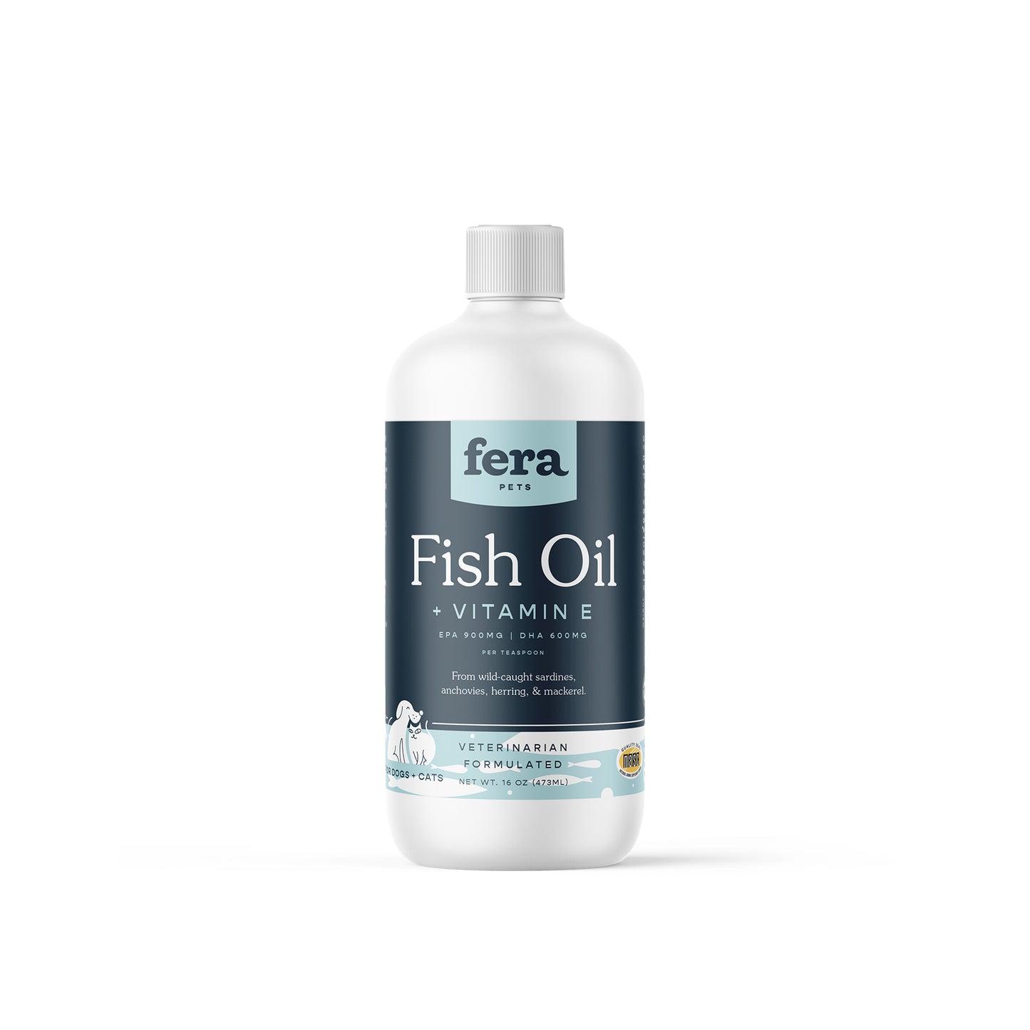 Fera Pets Fish Oil Supplement for Cats and Dogs (2 sizes)
