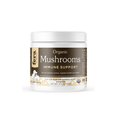 Fera Pets USDA Organic Mushroom Blend Immune Support Supplement for Cats and Dogs 2.12oz