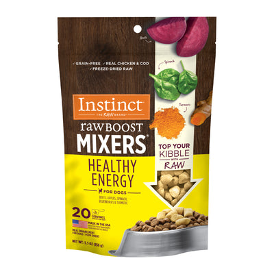 Instinct Freeze Dried Raw Boost Mixers Grain-Free Healthy Energy Dog Food Topper 5.5oz
