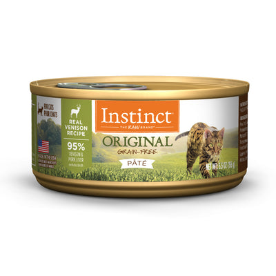 Instinct Original Grain-Free Venison Pate Wet Cat Food 5.5oz