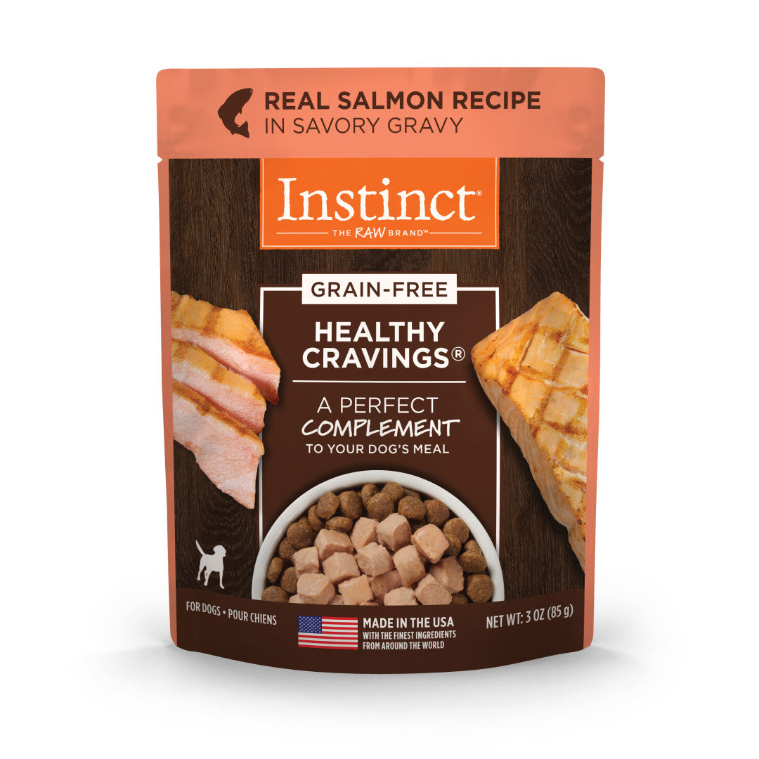 Instinct Healthy Cravings Grain-Free Real Salmon Recipe Wet Dog Food 3oz