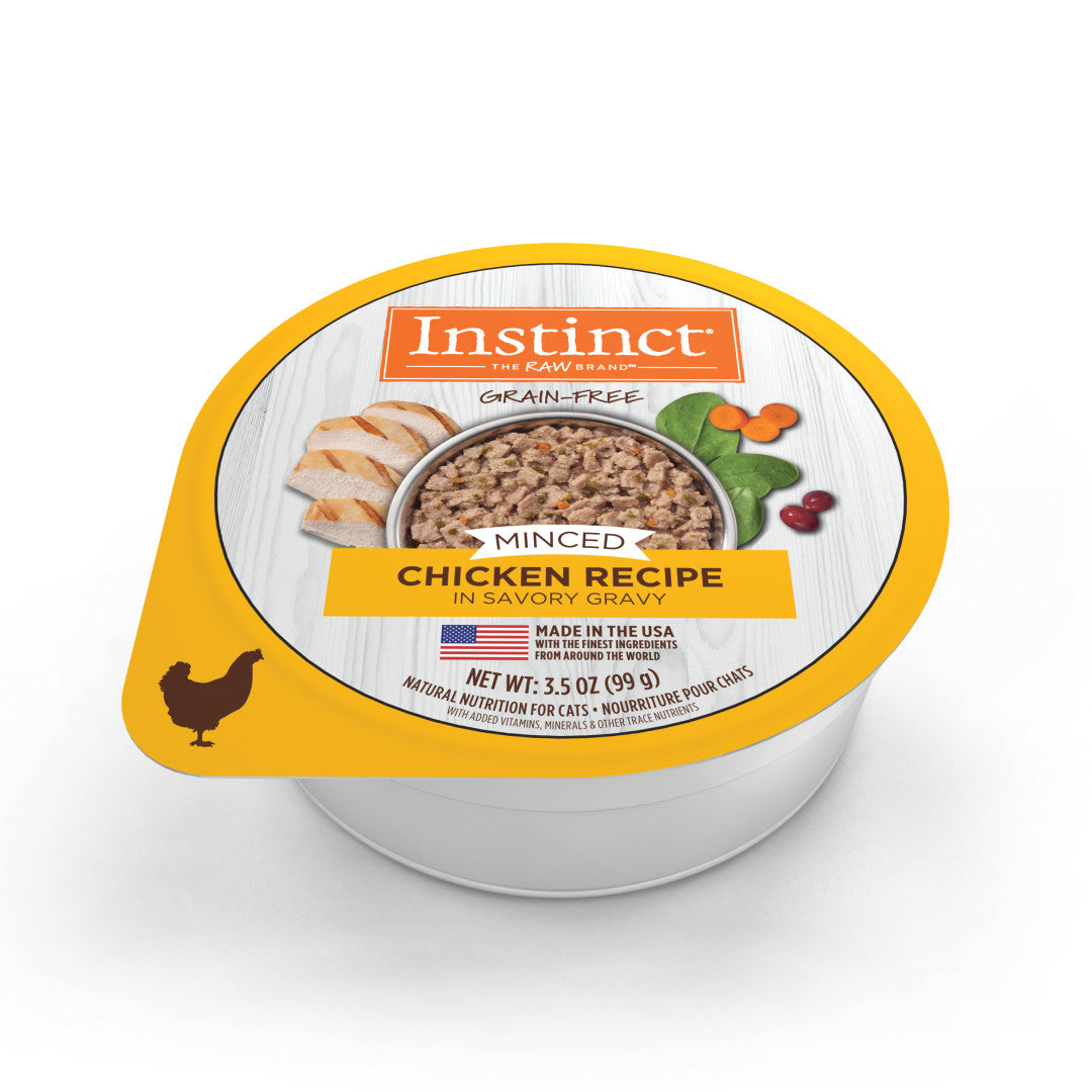 Instinct Minced Cup Grain-Free Chicken Wet Cat Food 3.5oz