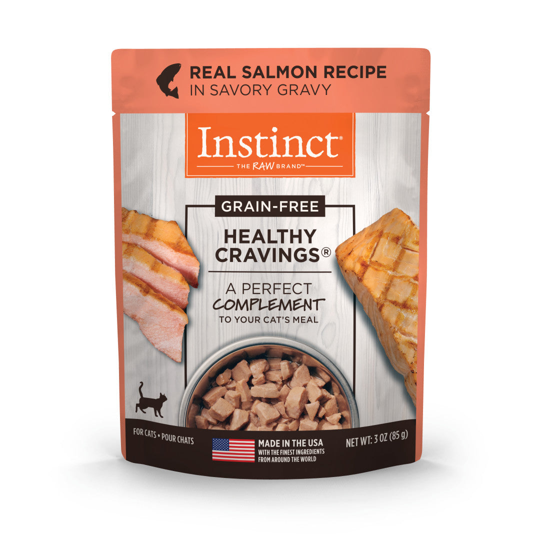 Instinct Healthy Cravings Grain-Free Real Salmon Recipe Wet Cat Food 3oz