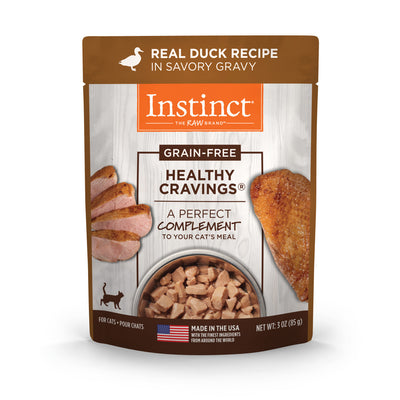 Instinct Healthy Cravings Grain-Free Real Duck Recipe Wet Cat Food 3oz