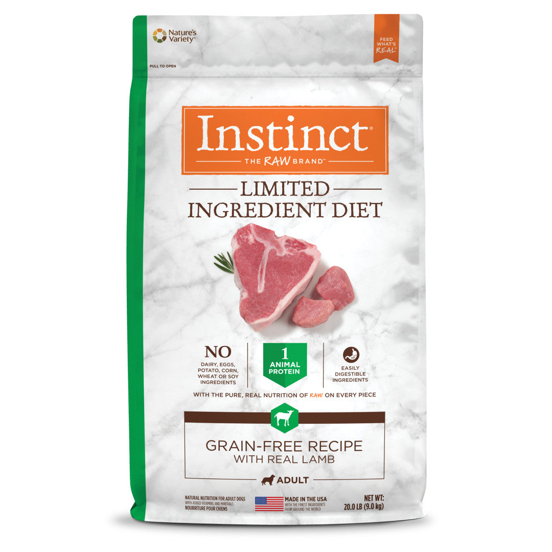 Instinct Limited Ingredient Diet Grain Free Lamb Dry Dog Food (2 Sizes)