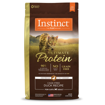 Instinct Ultimate Protein Grain-Free Duck Dry Cat Food 4lb