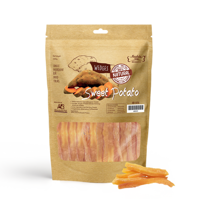 Absolute Bites Air Dried Sweet Potato Dog Treats (Small Bag) 300g