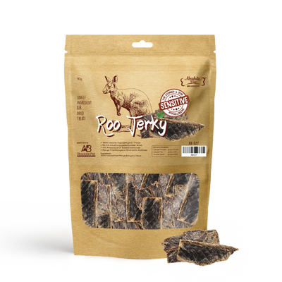 Absolute Bites Air Dried Roo Jerky Dog Treats (Small Bag) 90g