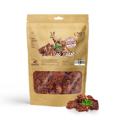 Absolute Bites Air Dried Roo Roast Dog Treats (Small Bag) 80g