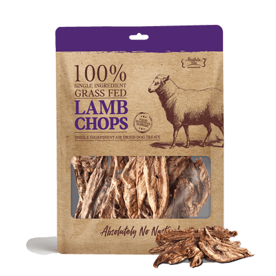 Absolute Bites Air Dried Lamb Chops Dog Treats (2 sizes)