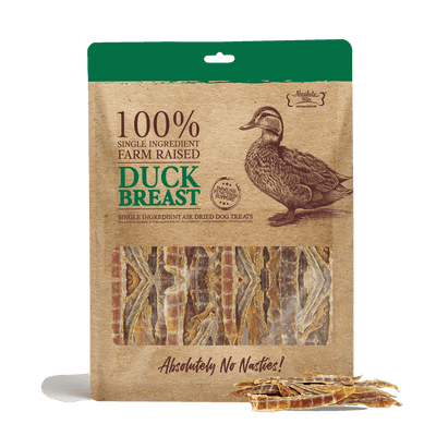 Absolute Bites Air Dried Duck Breast Dog & Cat Treats (2 sizes)