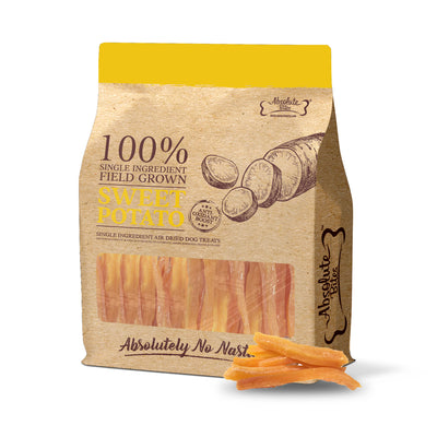 Absolute Bites Air Dried Sweet Potato Dog Treats (2 sizes)