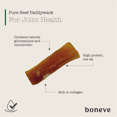 [Up to EXTRA 11% OFF] Boneve Free-Range Grass-Fed Beef Paddywhack Air Dried Dog Treats 100g