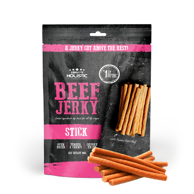 [Up to EXTRA 10% OFF] Absolute Holistic Grain-Free Beef Stick Jerky Treat for Dogs 100g