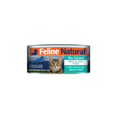 Feline Natural Beef & Hoki Canned Cat Food 85g / 170g