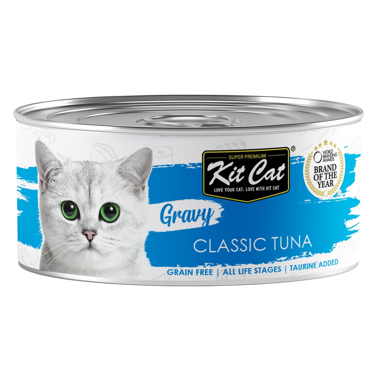 [As Low As $0.91 Each] Kit Cat Gravy Classic Tuna Wet Cat Canned Food 70g