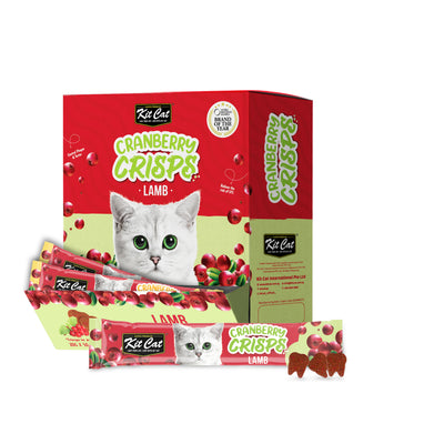 [As Low As $0.90] Kit Cat Cranberry Crisp Lamb Cat Treat 20g