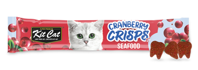 [As Low As $0.90] Kit Cat Cranberry Crisp Seafood Cat Treat 20g
