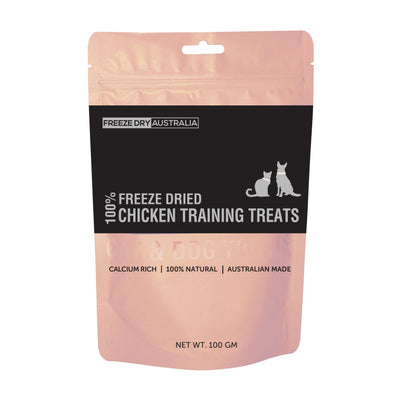 [2 for 3% Off] Freeze Dry Australia Freeze Dried Chicken Training Cat and Dog Treats 100g