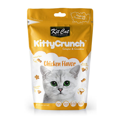 [As Low As $2.80 Each] Kit Cat Kitty Crunch Chicken Flavoured Cat Treats 60g