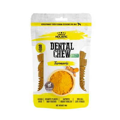 [As Low As $6 Each] Absolute Holistic Boost Turmeric Petite Dental Chew Value Pack for Dogs 160g