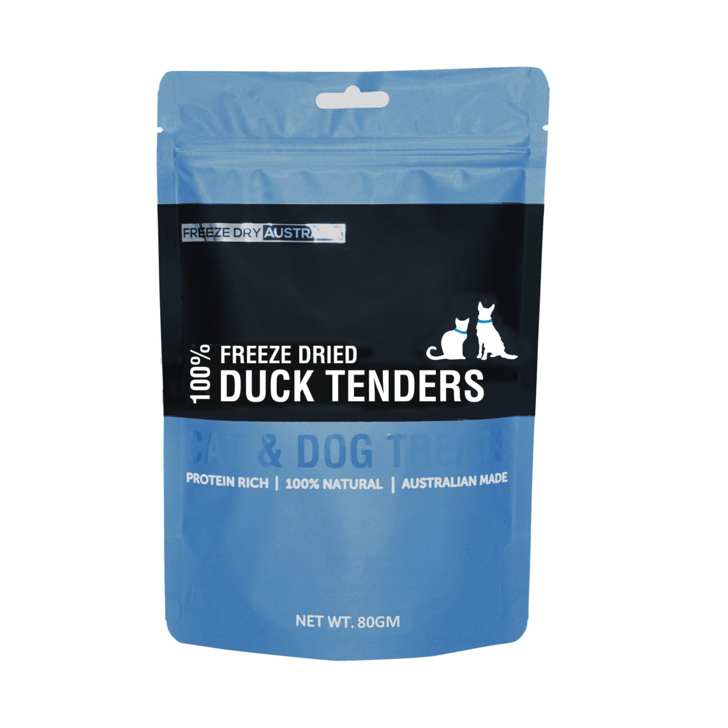 Freeze Dry Australia Freeze Dried Duck Tenders Cat and Dog Treats 100g