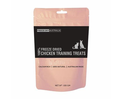 Freeze Dry Australia Freeze Dried Chicken Training Treats Cat and Dog Treats 100g