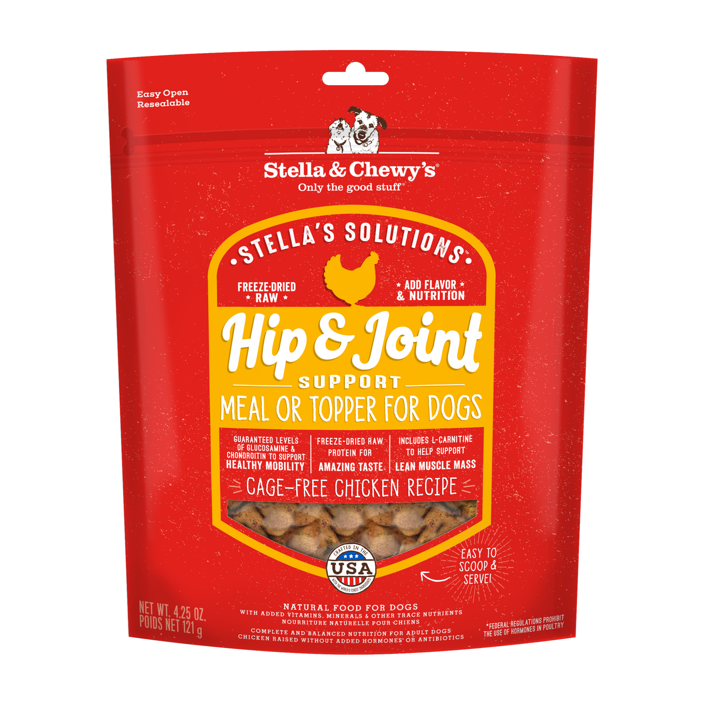 Stella & Chewy's Stella's Solutions Hip & Joint Boost Freeze Dried Dog Food (2 Sizes)