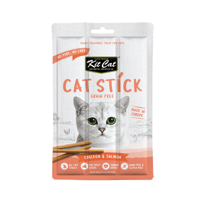 [As Low As $1.35] Kit Cat Chicken & Salmon Cat Stick Treat 15g