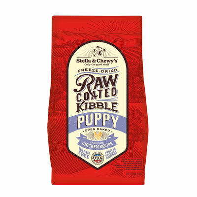 Stella & Chewy's Raw Coated Kibble Puppy (Chicken) Dry Dog Food (2 Sizes)