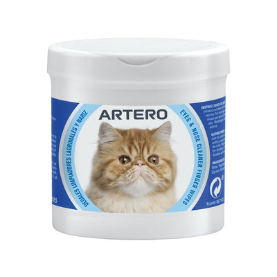 ARTERO 4Cats Eyes & Nose Finger Wipes for Cats 50pc